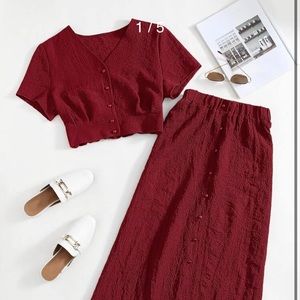 Top & Skirt Set